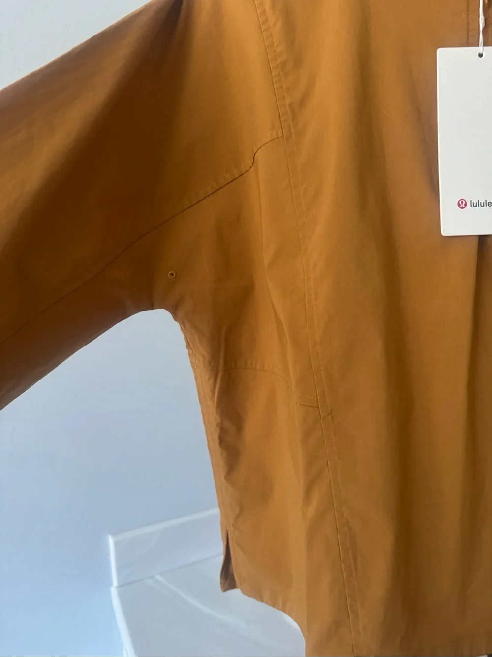 Lululemon NWT  Against Convention LS Shirt Spiced Brown Size 8